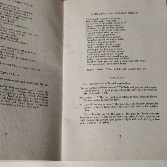 Vintage 1947 Square Dance Calls Instruction Booklet Raymond Smith - Picture 7 of 7